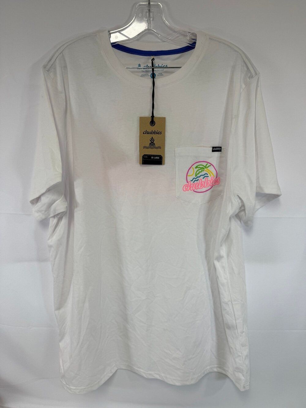 Chubbies Men’s T-Shirt The Neon Dream XXL NWT